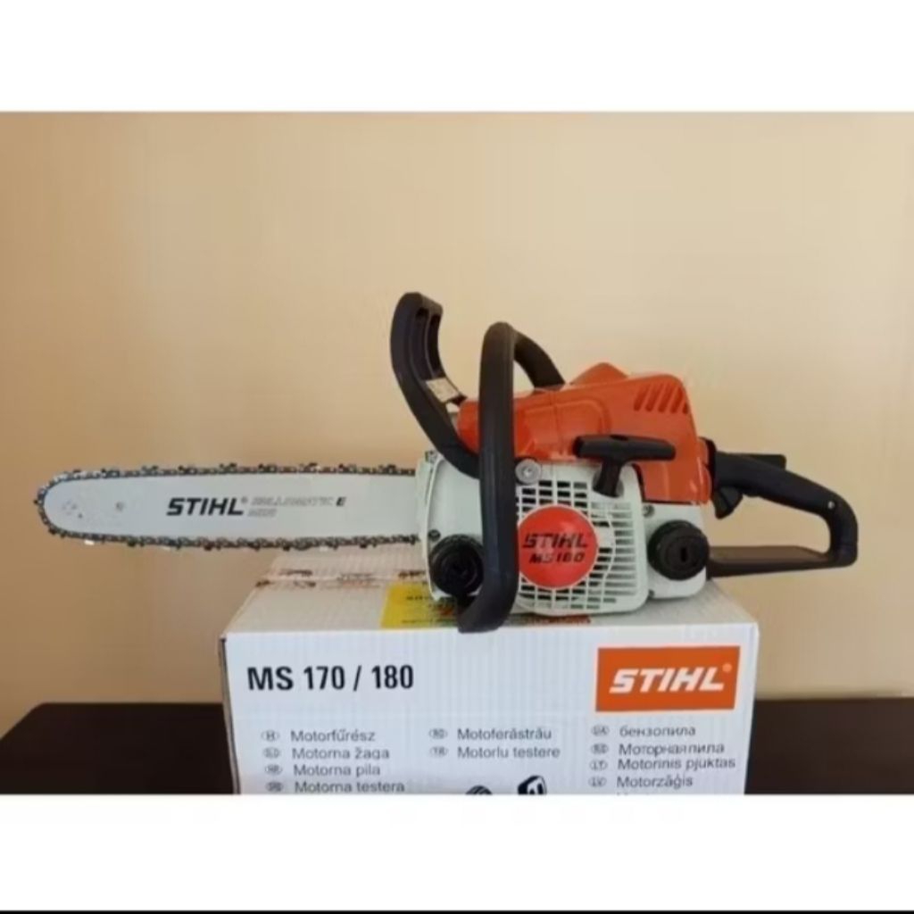 Jual MESIN CHAINSAW STIHL MS 180 BAR 16 INCH DAN RANTAI KOMPLIT/MESIN ...