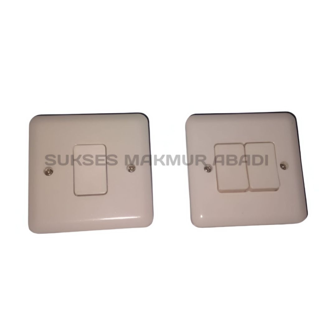 Jual Saklar Lampu Tunggal Ganda/Saklar Lampu On Off/Saklar Lampu/Saklar ...