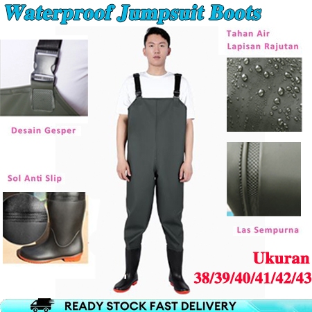 Jual Sepatu Boots Karet Petani Sawah Panjang Sampai Pinggang Perkebunan ...