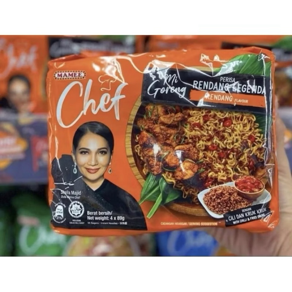 Jual Mamee Mee Chef Rendang / Tomyum / Lontong / Laksa Kari / Laksa ...
