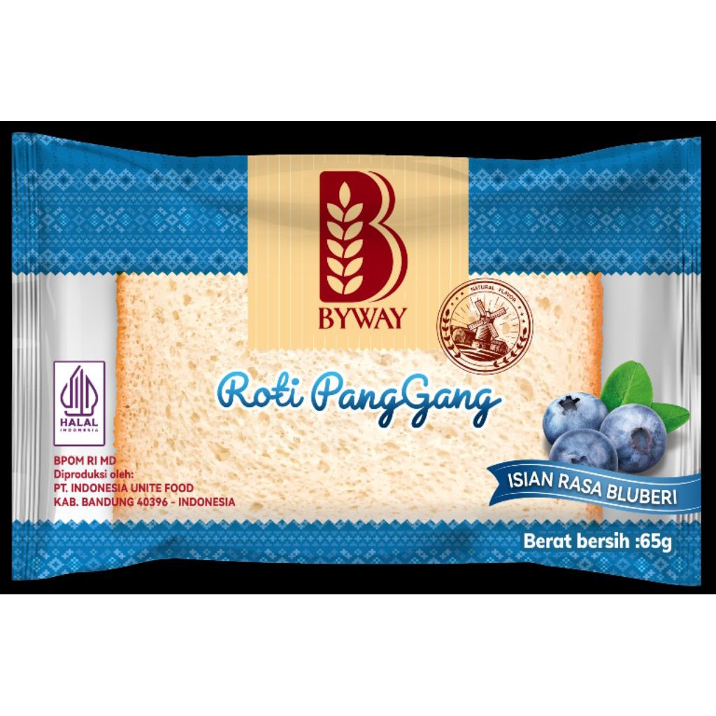 Jual (1 Dus/60 Pcs) ROTI BYWAY / ROTI PANGGANG BYWAY VARIAN RASA ENAK ...