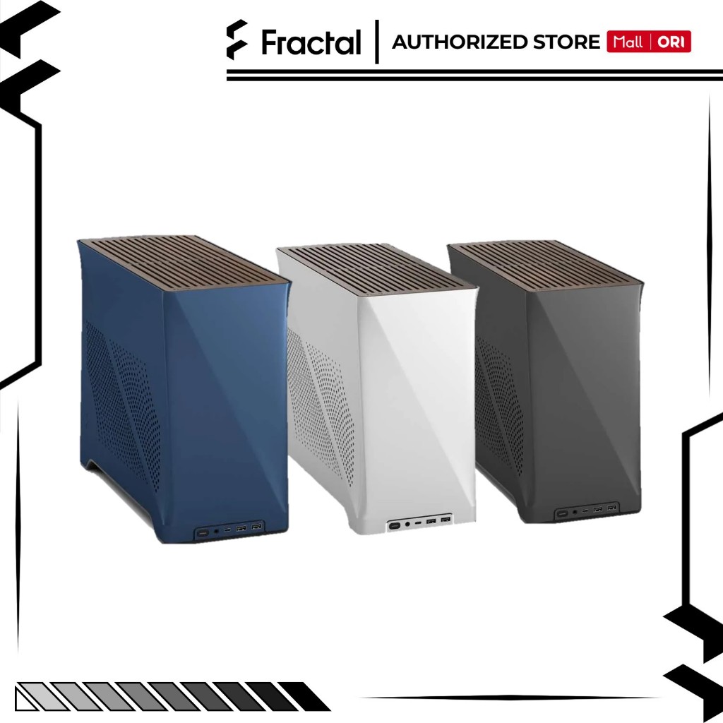 Jual FRACTAL DESIGN PC Casing Era 2 Mini-ITX Usb Type-C, Riser Card 4.0 ...