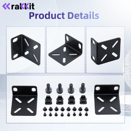 Jual RAKKIT UV-001 Rackmount Kit Rak Server / Kuping Bracket Universal ...