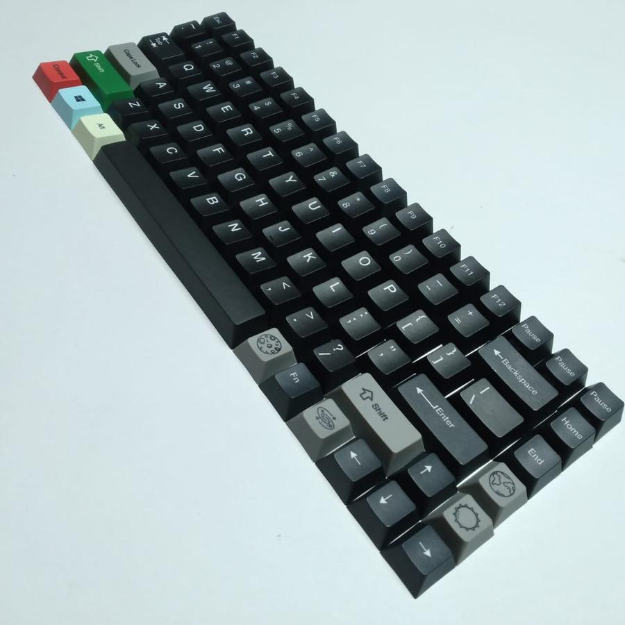 Jual Keycaps PBT Dye Sub WoB RGBY Moon Modifier Cherry Profile | Shopee ...
