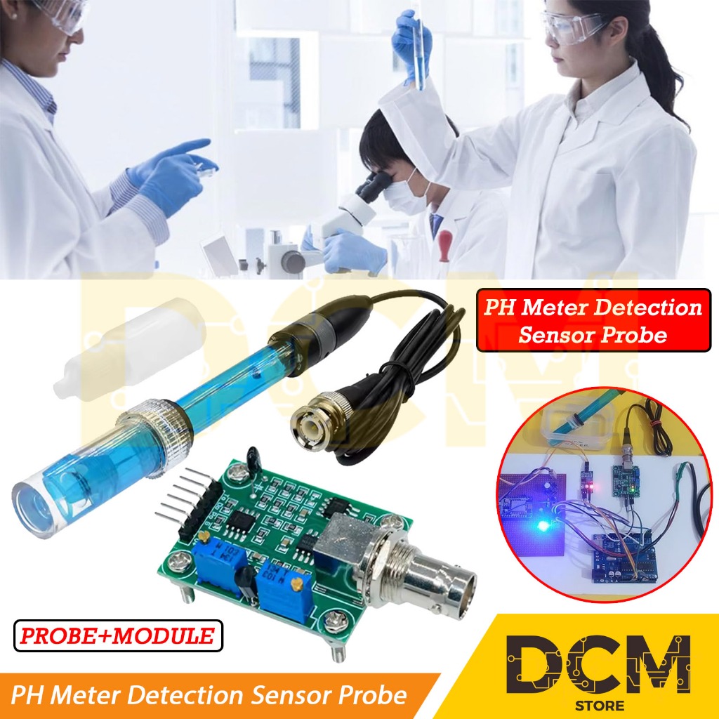 Jual PH Meter Detection Detector Sensor Probe Modul Arduino (Probe ...
