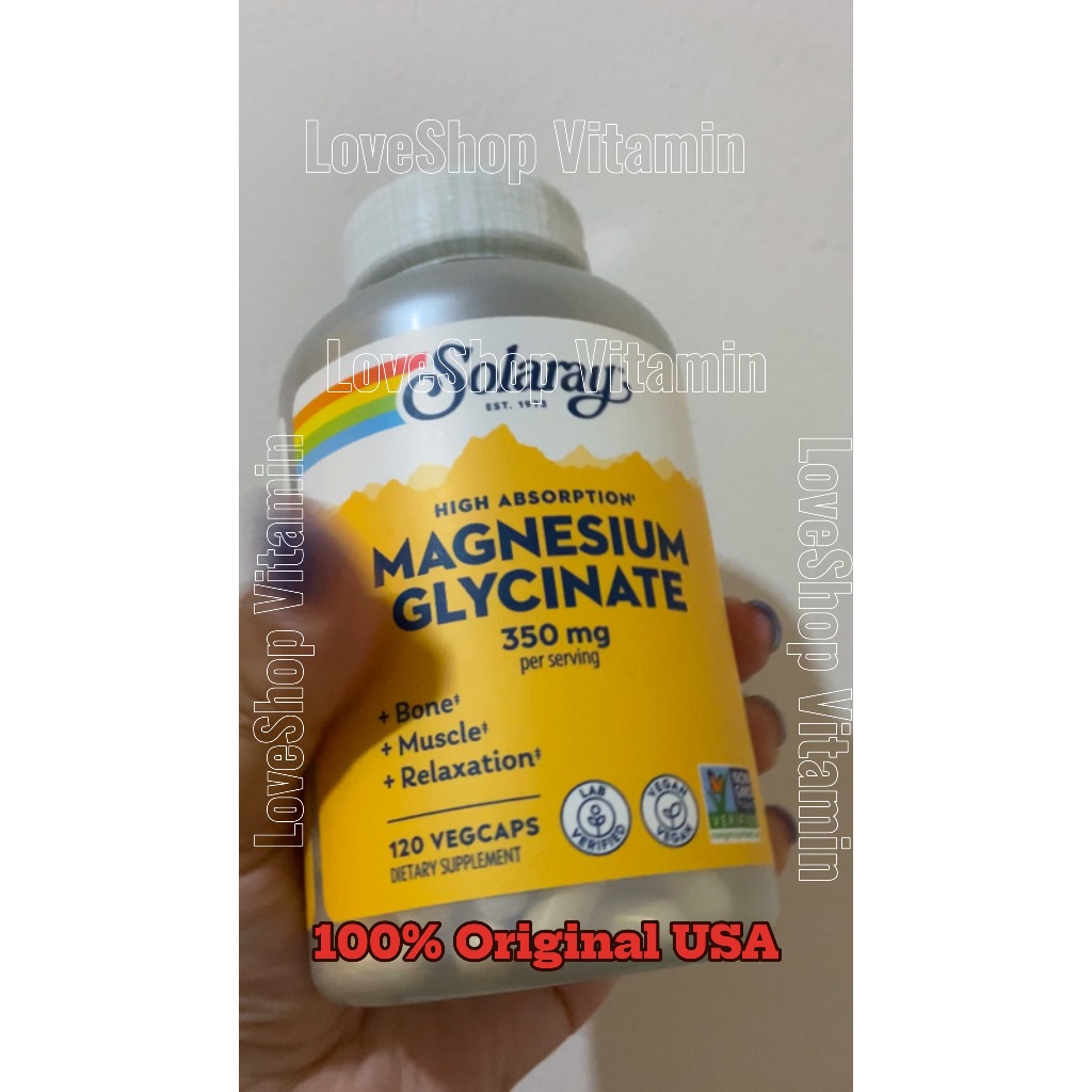 Jual SOLARAY Magnesium Glycinate 400 mg isi 120 kapsul sekarang kemasan ...