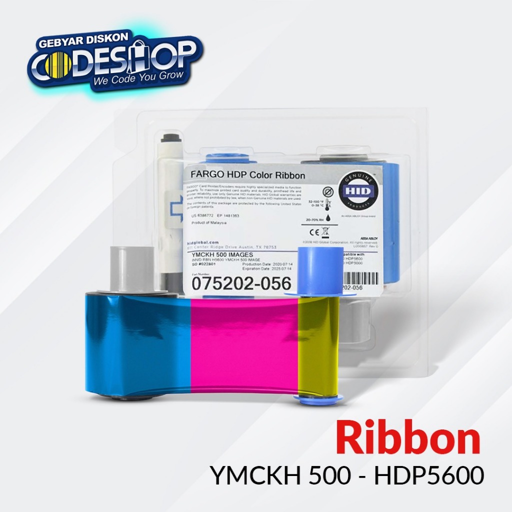 Jual Ribbon Color Fargo HDP5600 HDP5000 E-KTP YMCKH Tinta Warna Printer ...