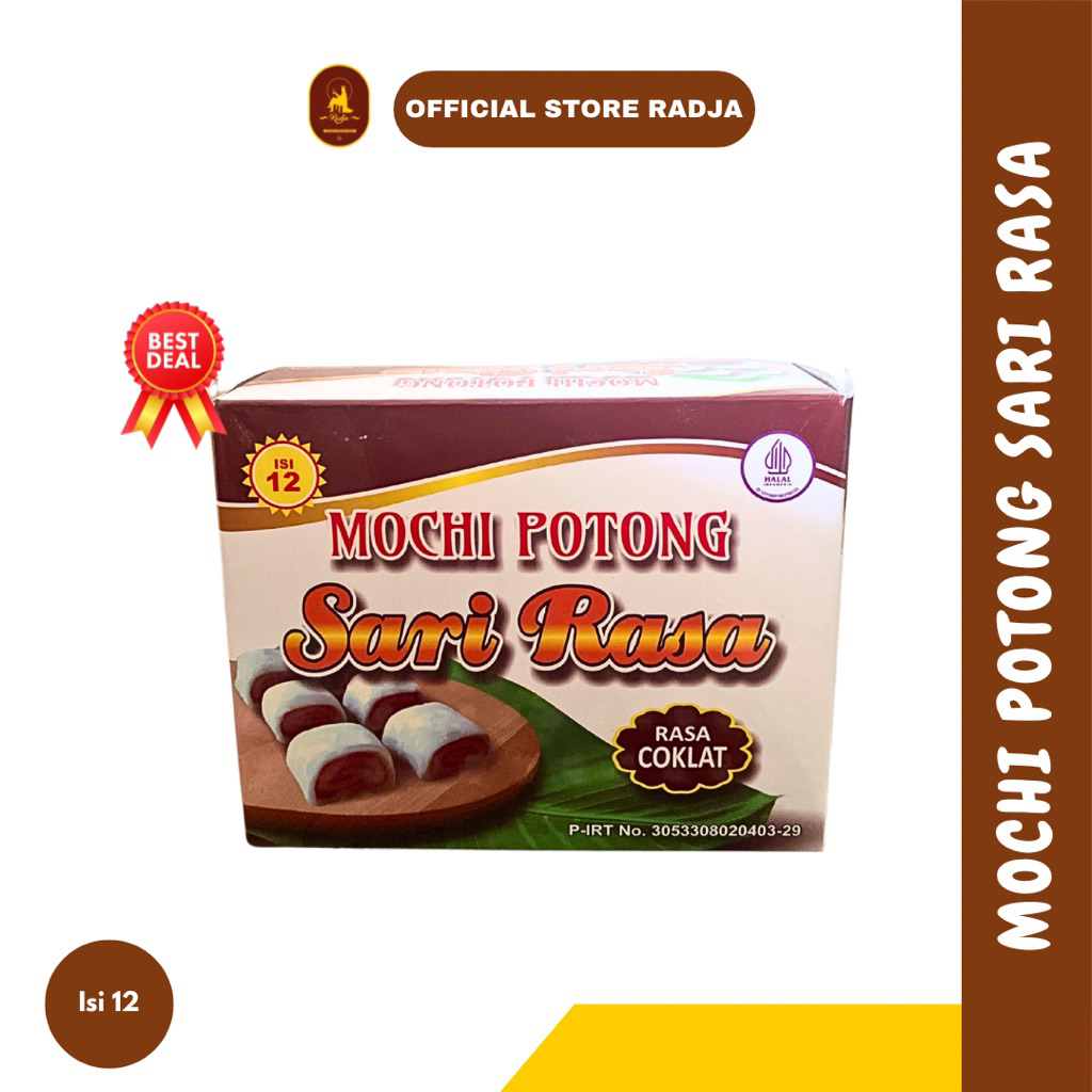 Jual [Isi 12] Mochi Potong Rasa Sari Rasa Mochi Kenyal - Oleh Oleh ...