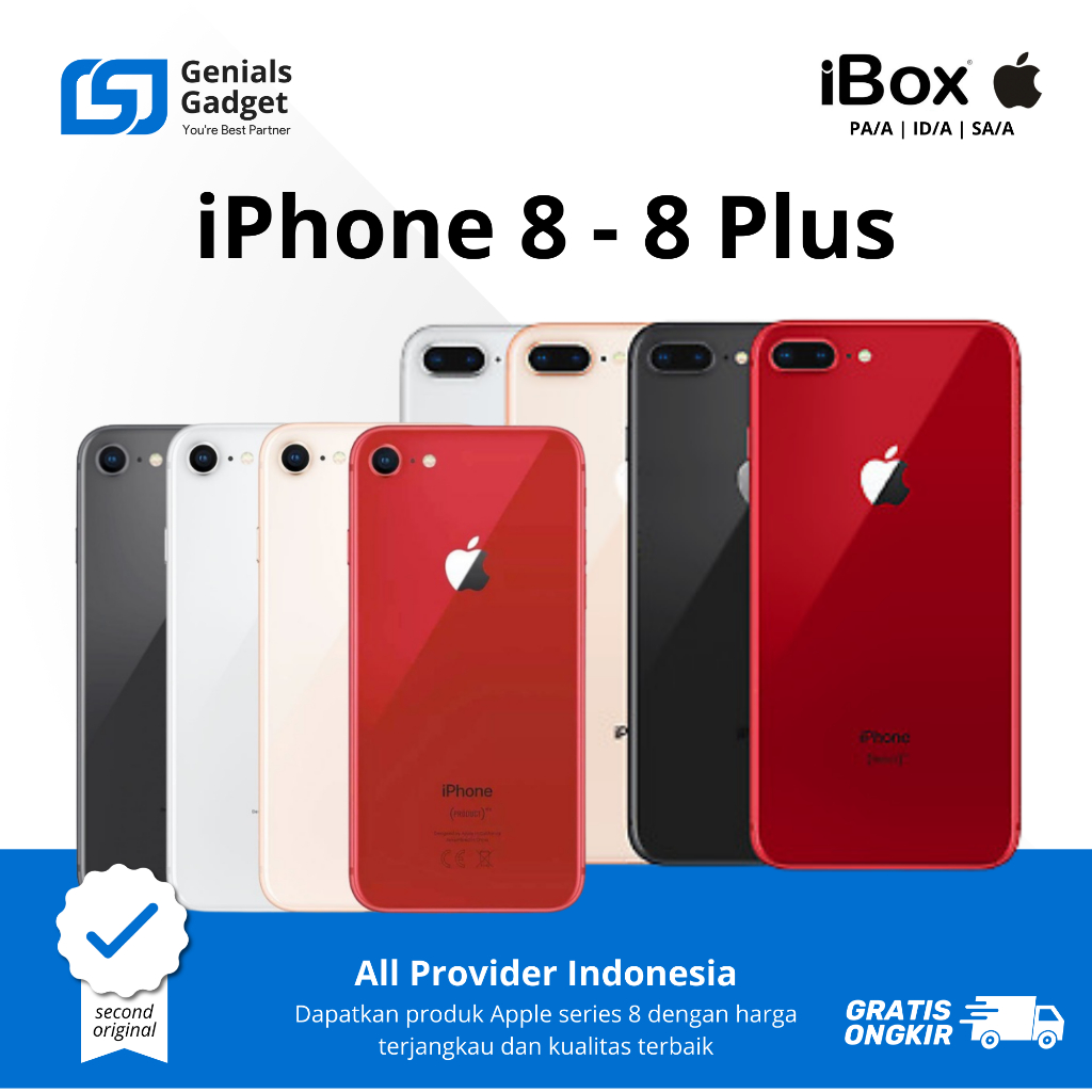 Jual GG - IP 8 / IP 8 PLUS 64 GB dan 256 GB Second BEKAS | MULUS NORMAL ...