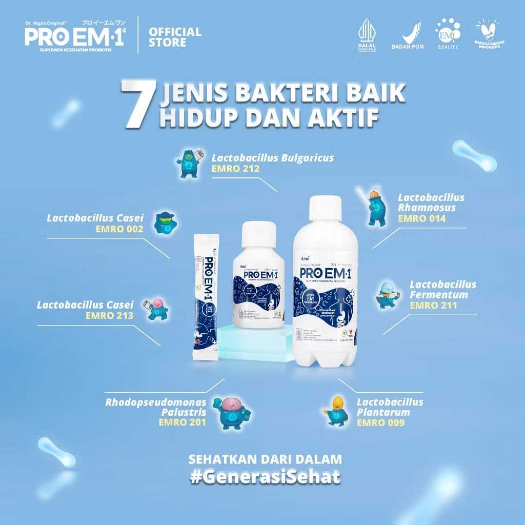 Jual PRO EM-1 PROBIOTIK ALAMI LISENSI JEPANG I BOTOL KECIL (90ML ...