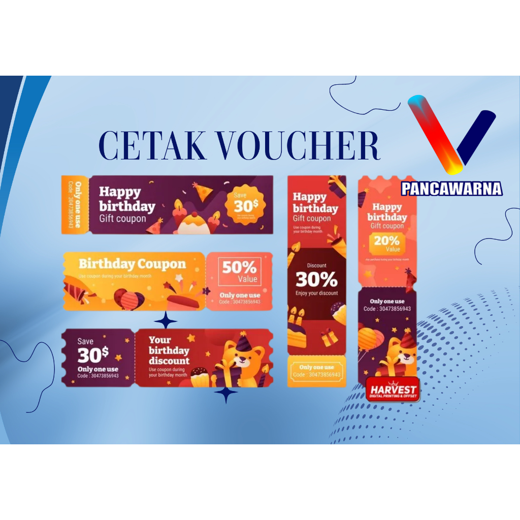 Jual Cetak Kupon Promo, Gift Voucher, Undian Gosok, Tiket Penukaran ...