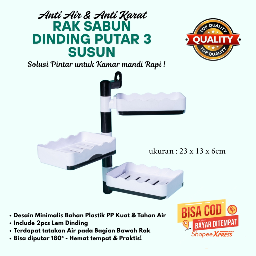 Jual Rak sabun 3 susun / rak sabun multifungsi susun | Shopee Indonesia