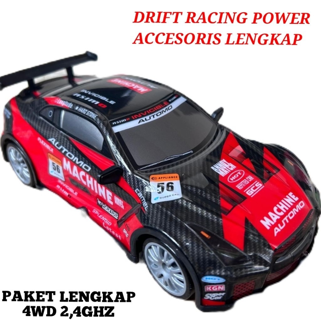 Jual MOBIL RC DRIFT 4WD 2,4GHZ TIPE RACING MAINAN REMOTE CONTROL ...