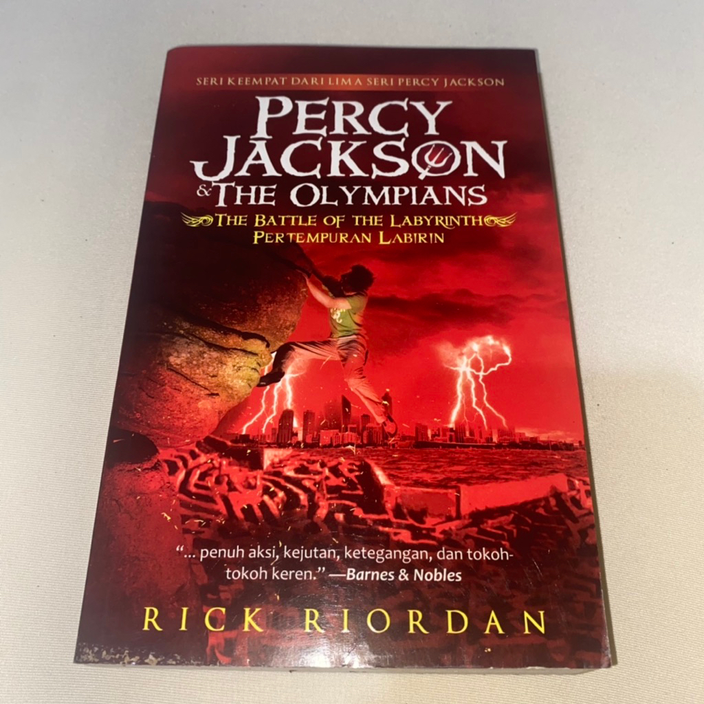 Jual Novel Rick Riordian: Percy Jackson & The Olympians Seri Ketiga ...