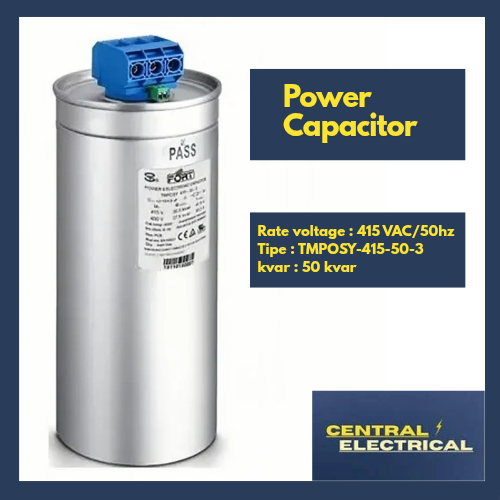 Jual Kapasitor / Capasitor / Capacitor 50 kvar 415V Merk FORT TMPOSY ...