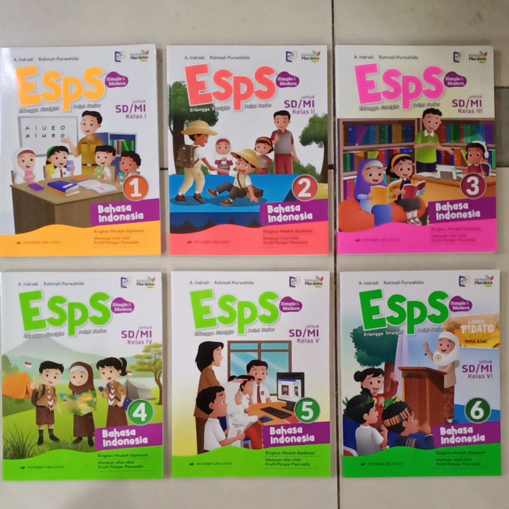 Jual ESPS Bahasa Indonesia kls 1 2 3 4 5 6 SD Kurikulum Merdeka ...