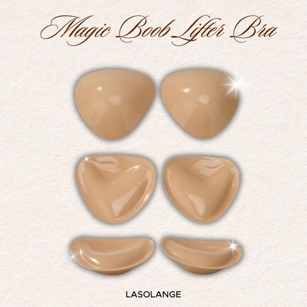 Jual MAGIC BOOB LIFTER BRA | Seamless Silicone Push Up Triangle Bra Pad ...