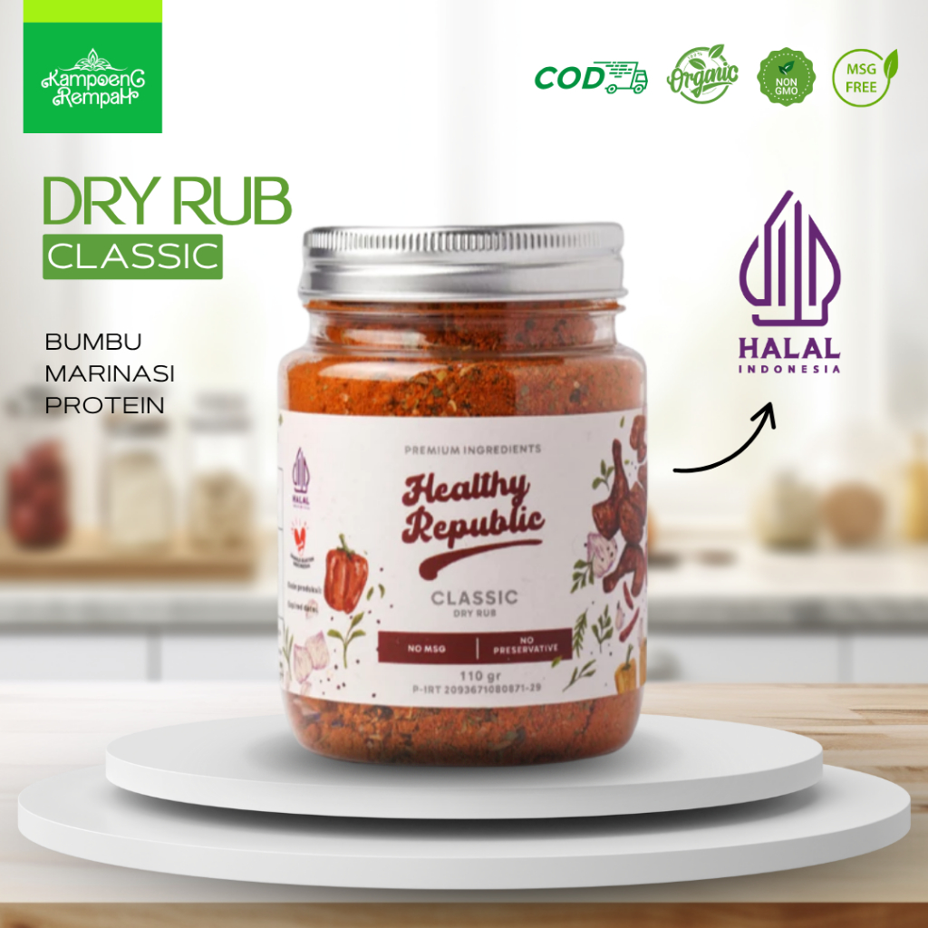 Jual Dry Rub Healthy Republic Classic | Bumbu Marinasi Serba Guna ...