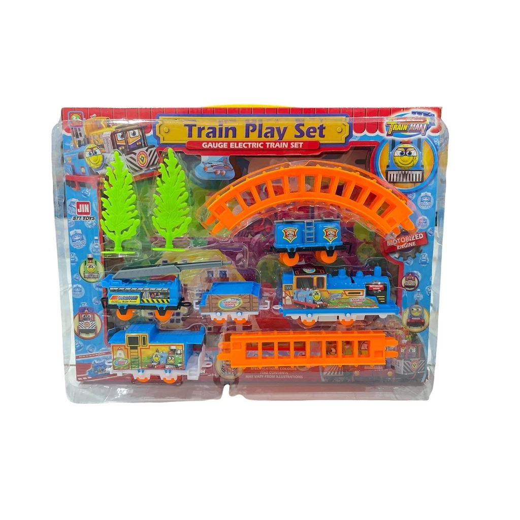 Jual Mainan Anak TRAIN PLAY SET GAUGE ELECTRIC TRAIN SET Kereta ...