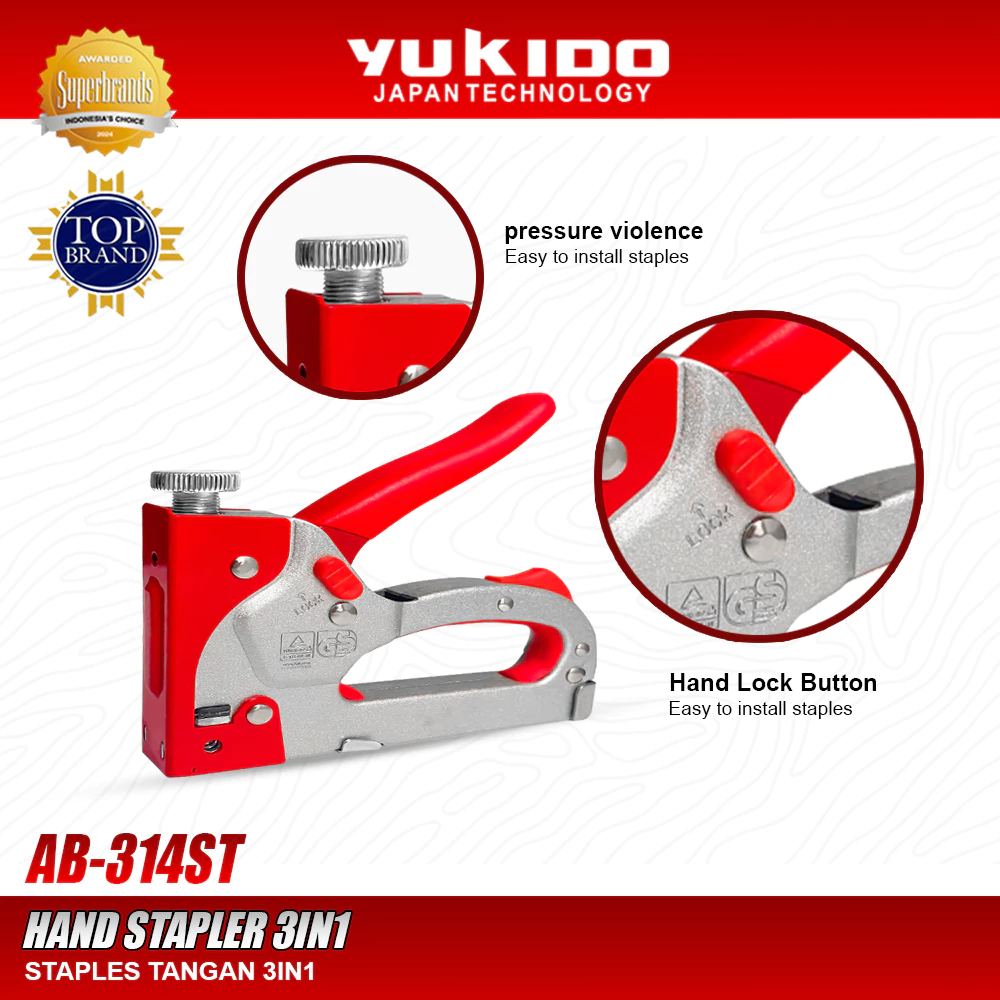 Jual Staples Tembak R23 -Gun Tacker Stapler Staples Perekat Powerfull ...