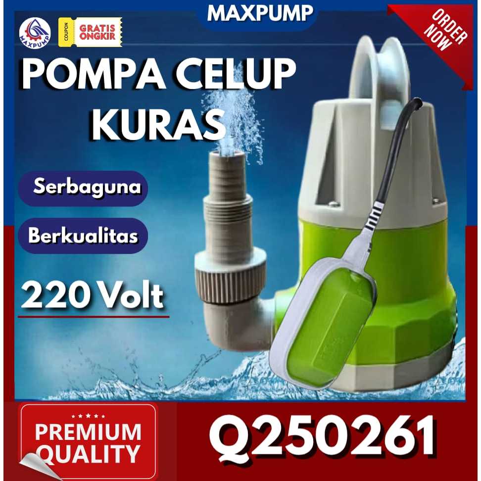 Jual MAXPUMP Q250261 Pompa Celup 2 Inch Submersible Pump untuk Kuras ...