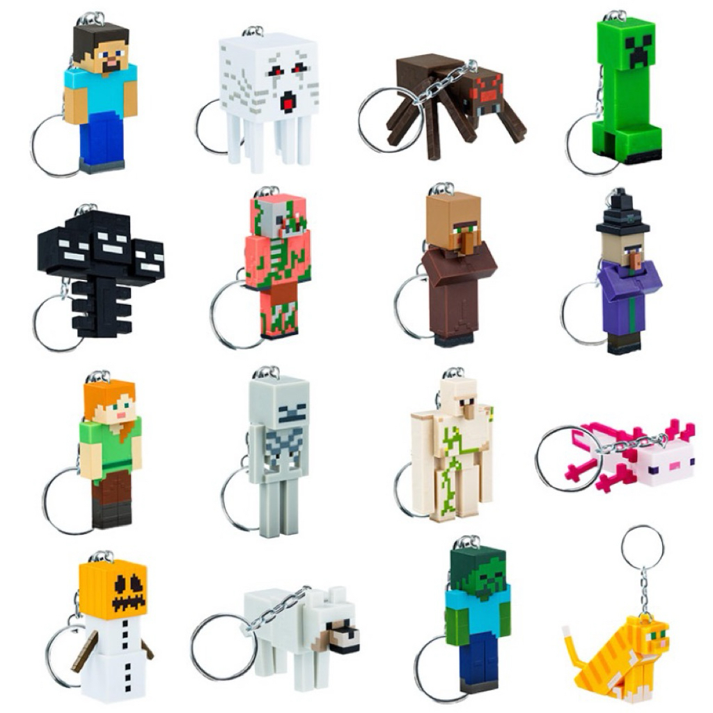 Jual Minecraft Figural Keychains Mainan Gantungan Kunci | Shopee Indonesia