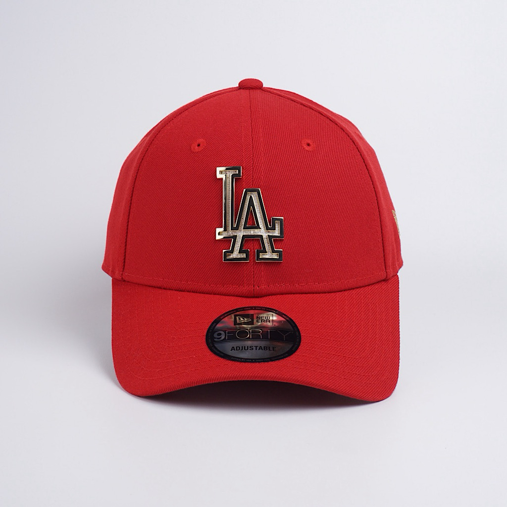Jual Topi New Era Original Los Angeles Dodgers Metal Badge Gold P2 Red ...