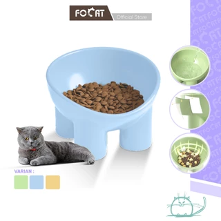 FOCAT Pet Feeder Bowl M44 Tempat Makan Hewan Kucing Anjing Kaki Tinggi/Pet Bowl Neck Protection