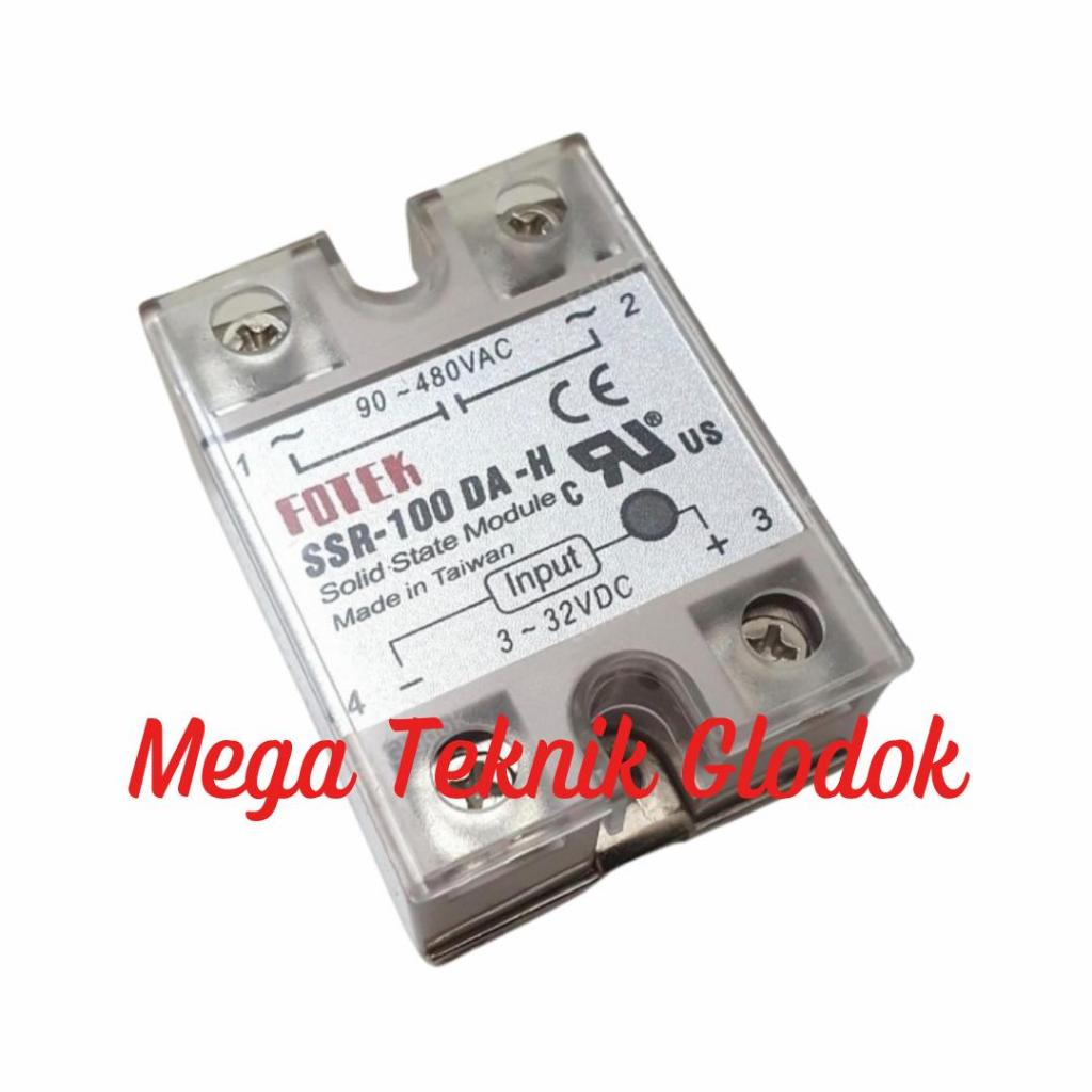 Jual Fotek SSR 100DAH 100DA-H SSR100DAH SSR100 Solid State Relay ...