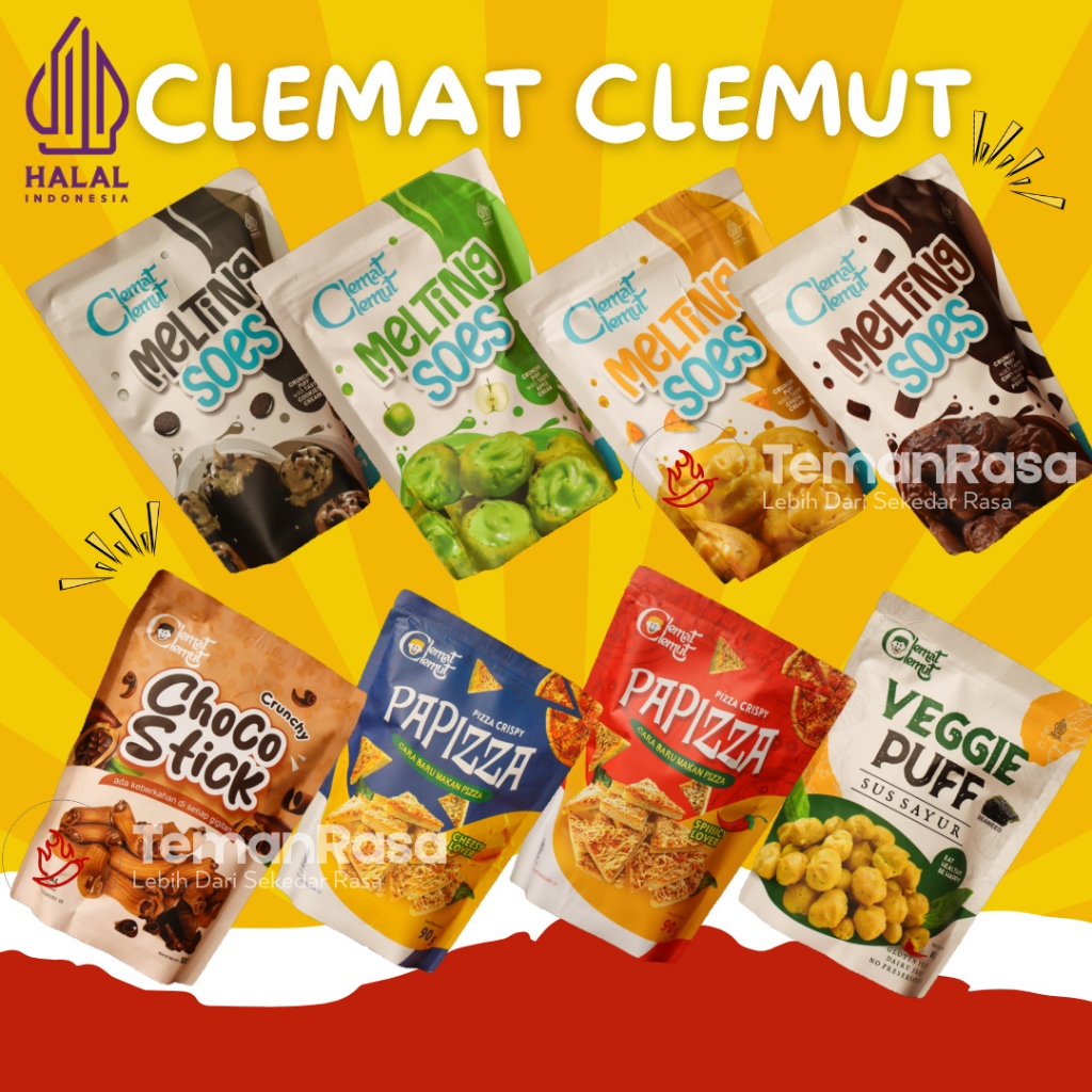 Jual Clemat Clemut Snack Premium – Camilan Kering Kekinian Lumer dan ...