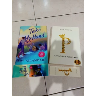 OBRAL BUKU MURAH ORIGINAL / NOVEL REMAJA / 1 PAKET 2 BUKU / PUTRA, PUTRI, & PERJODOHAN / TAKE MY HAND / ROMANCE / DEWASA / BEST SELLER / FIKSI /