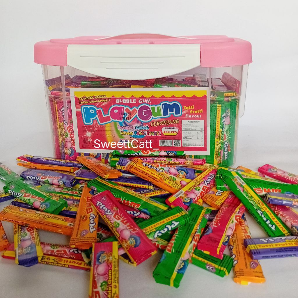 Jual PLAYGUM BOX Permen Karet isi 450pcs | Shopee Indonesia