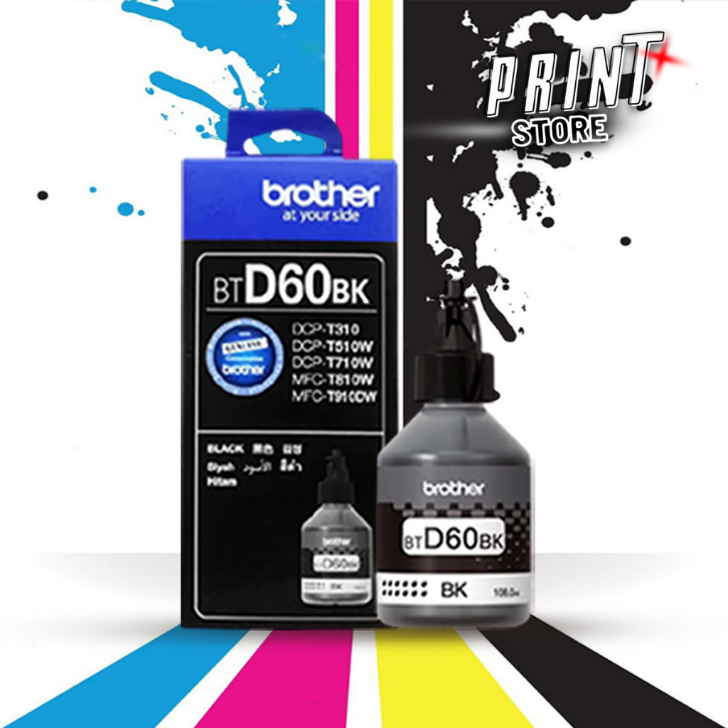 Jual Tinta printer brother bt5000 d60bk DCP T710W DCP T300 DCP-T310 ...