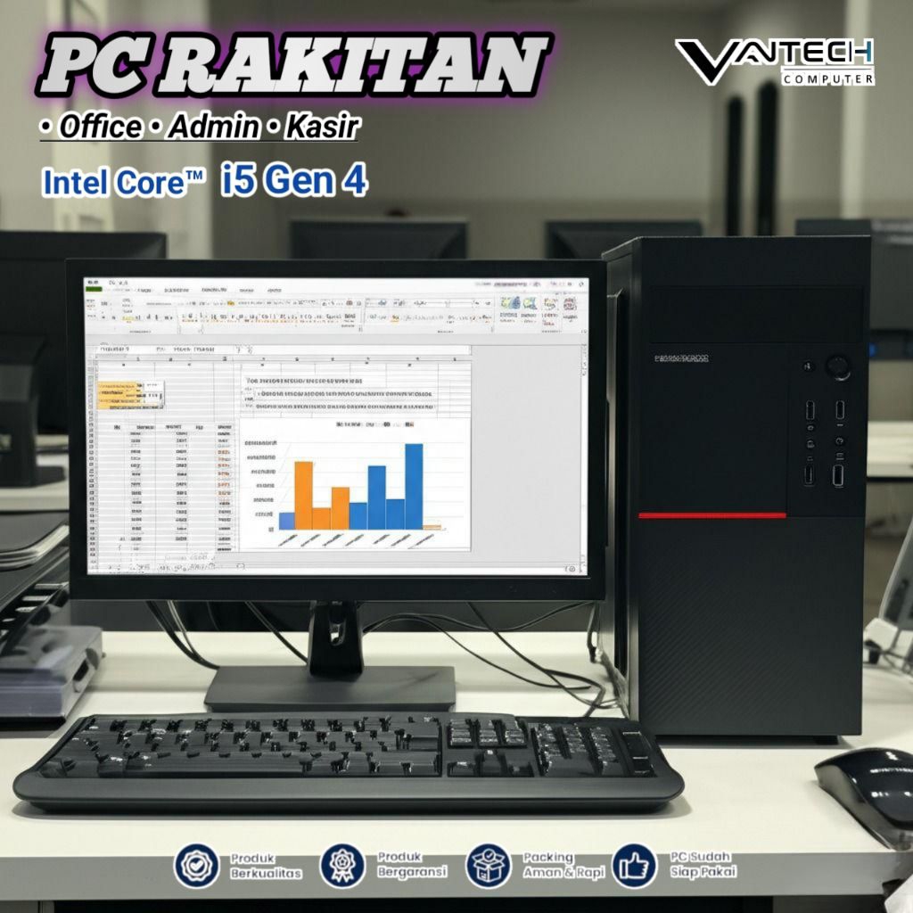 Jual PC Rakitan Core i5 4570 Generasi 4 | Komputer Rakitan Siap Pakai ...