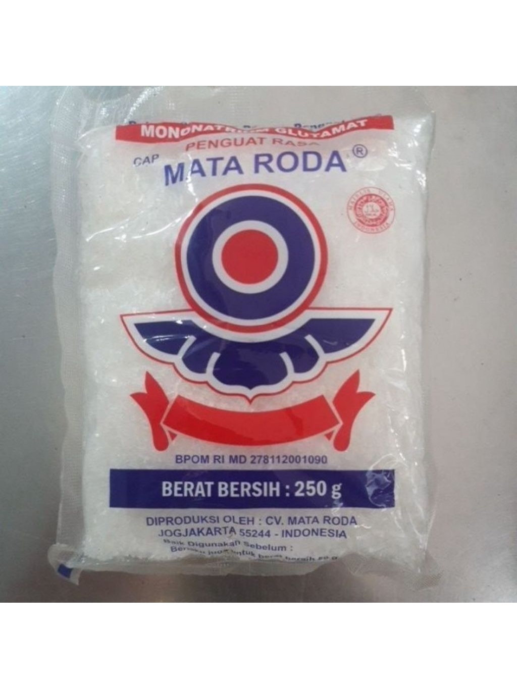 Jual PENGUAT RASA MATA RODA 250GR STIKER | Shopee Indonesia