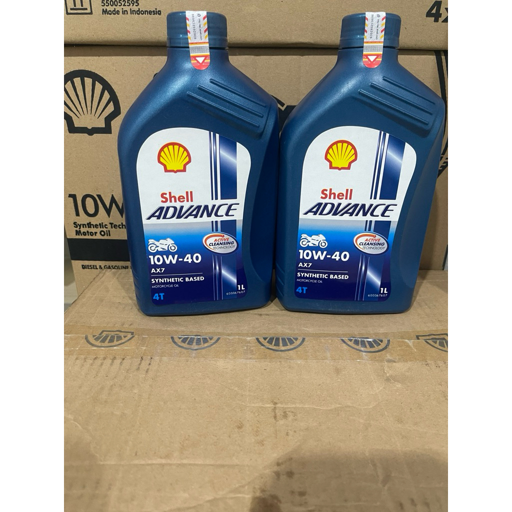 Jual Oli SHELL ADVANCE AX7 10W-40 1 liter MANUAL | Shopee Indonesia