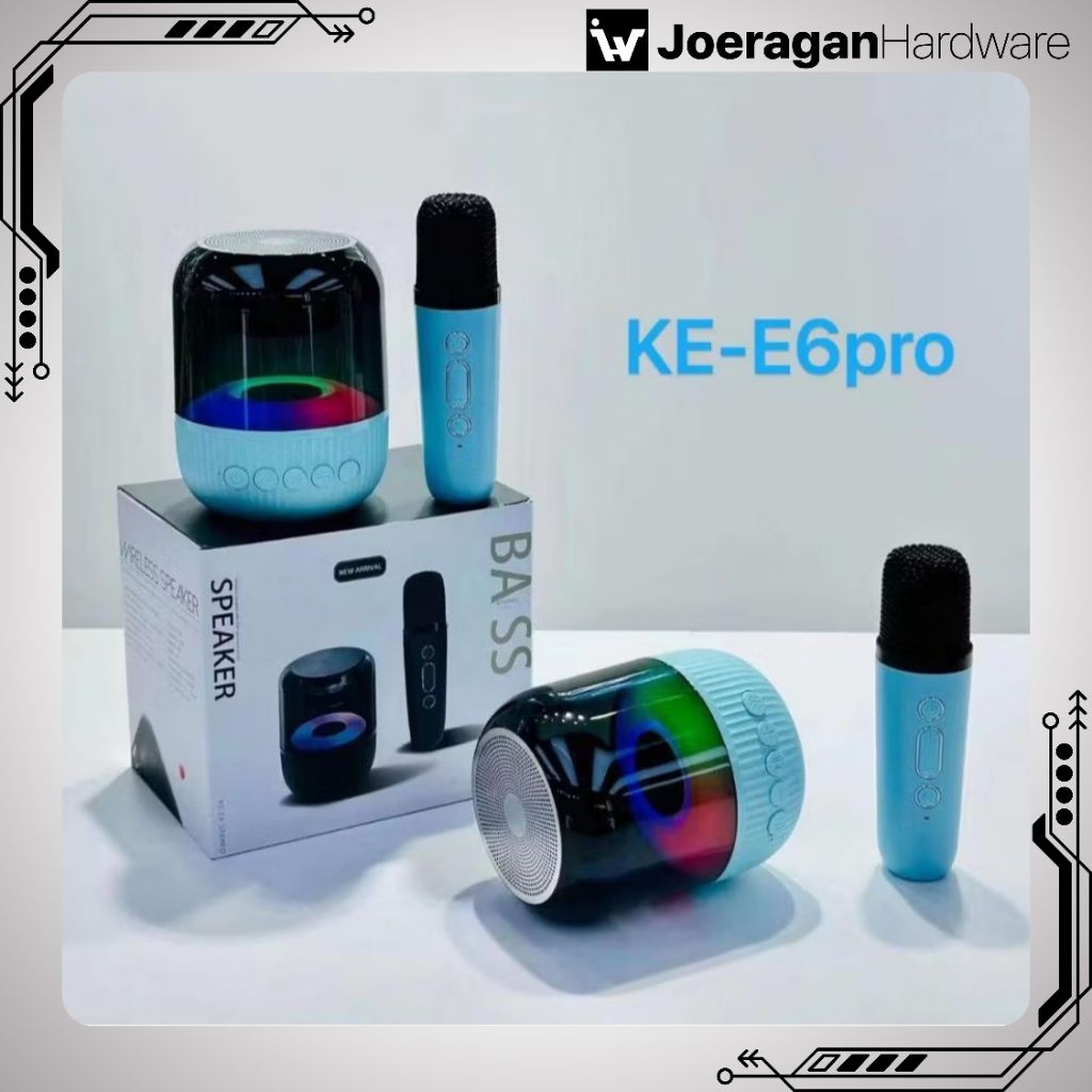 Jual Wireless Bluetooth Speaker Portable LED RGB With Mic Karaoke Super ...