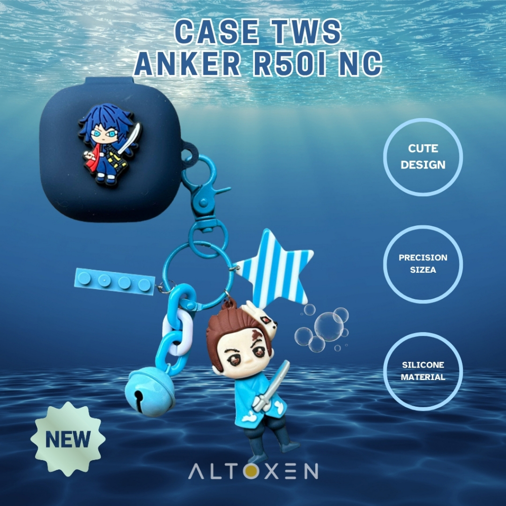 Jual Earphone Case for Anker Soundcore R50i NC Soft Silicone Cover ...