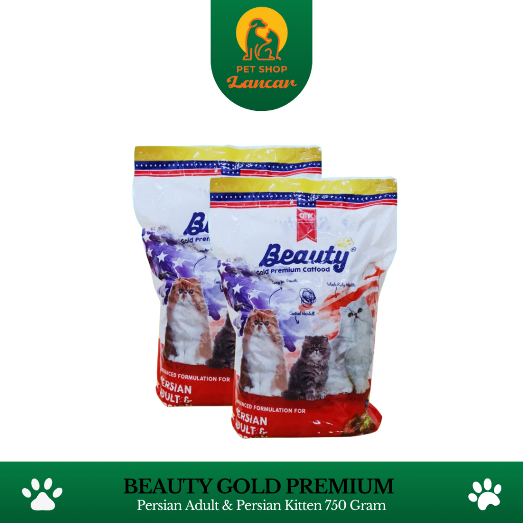 Jual Beauty Gold Premium 750gr – Makanan Kucing Persian Dewasa & Kitten ...