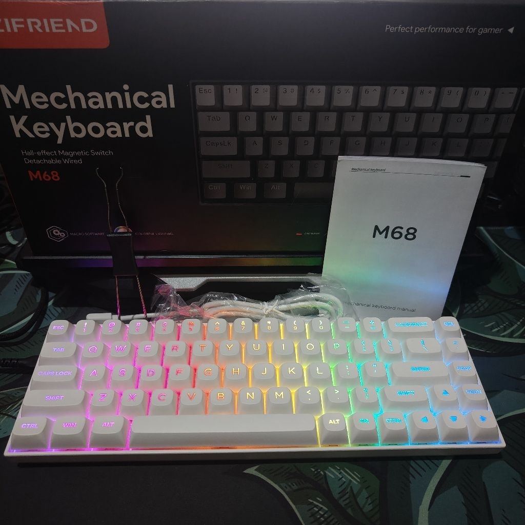 Jual ZIFRIEND M68/HZ-68 Rapid Trigger Gaming Keyboard Magnetic Switch ...