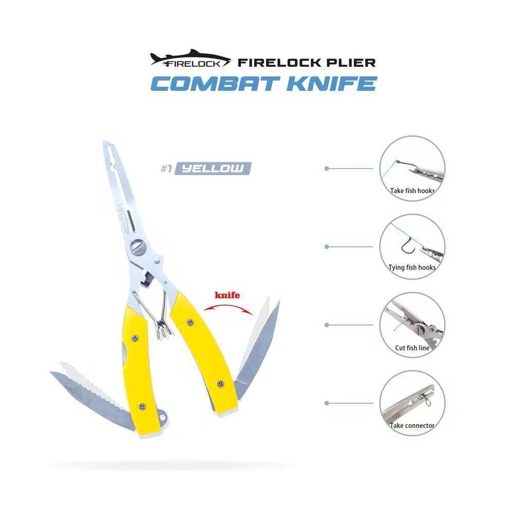 Jual Tang Split Pancing Multifungsi lengkap dengan pisau | Shopee Indonesia