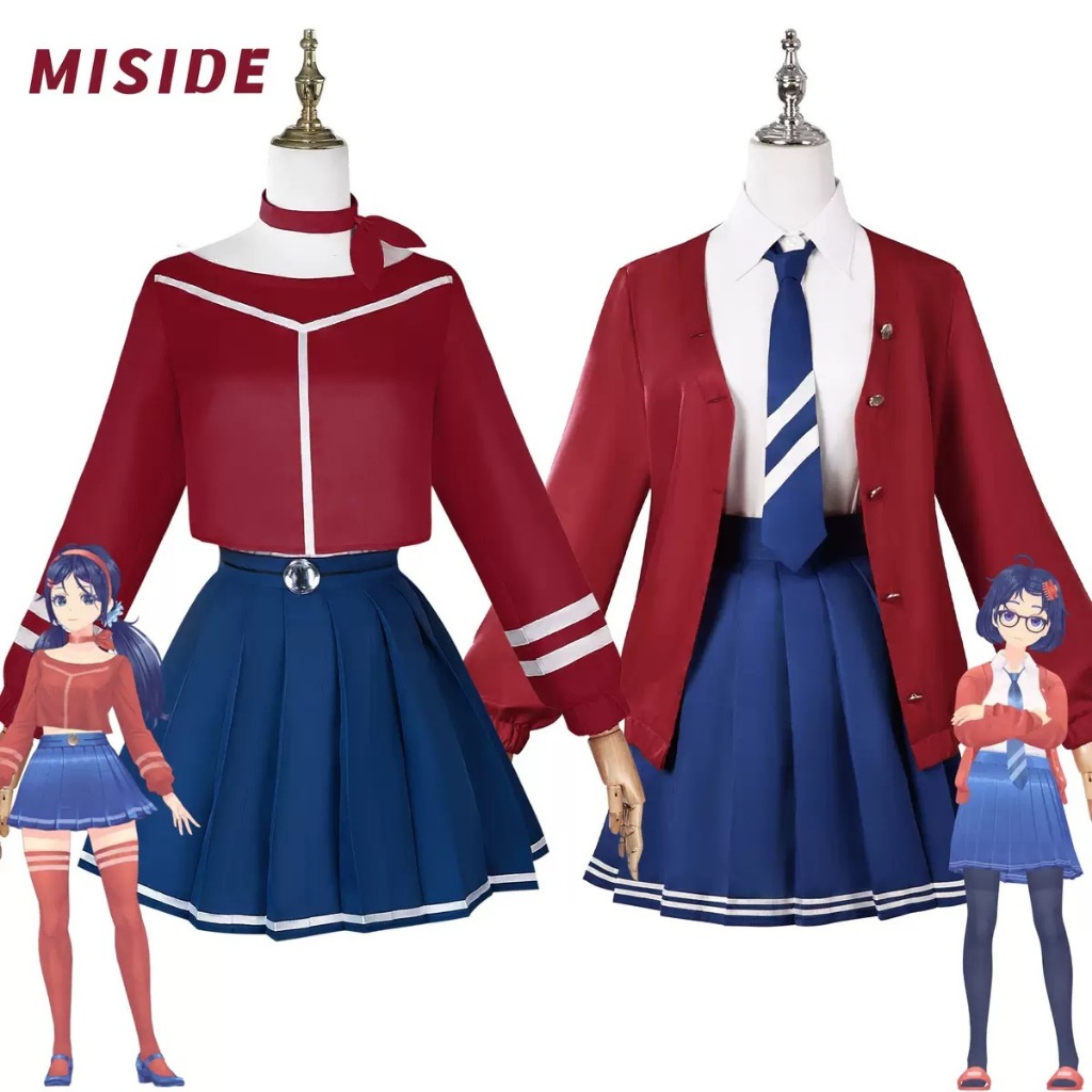 Mita Mira Cosplay School Uniform – MiSide Yandere JK Set for Girls & Women