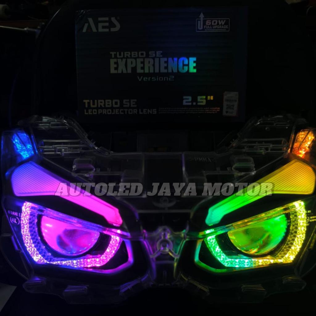 Jual BILED AEROX ALPHA CUSTOM BILED AES TURBO SE EXPERIENCE V2 FULL SET ...