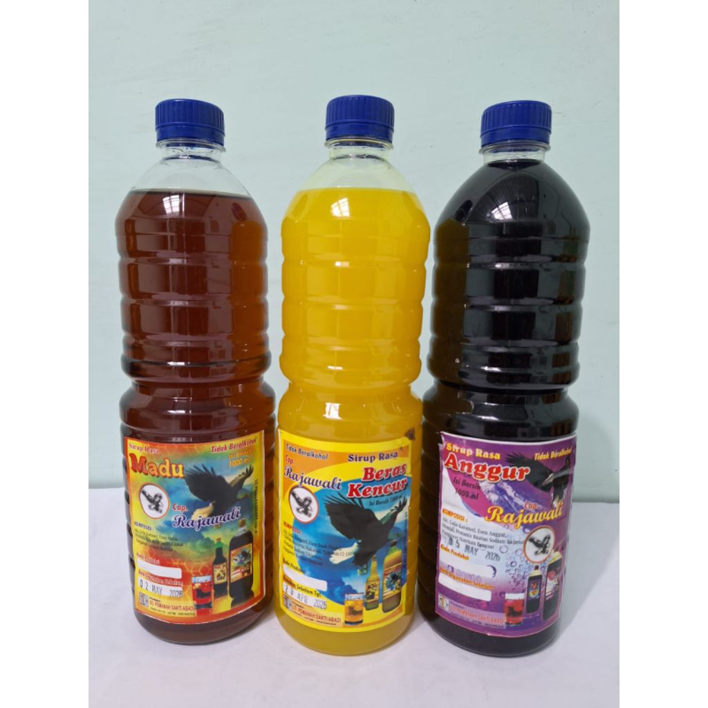 Jual Sirup Madu Sirup Beras Kencur Sirup Anggur Merk Rajawali | Shopee ...