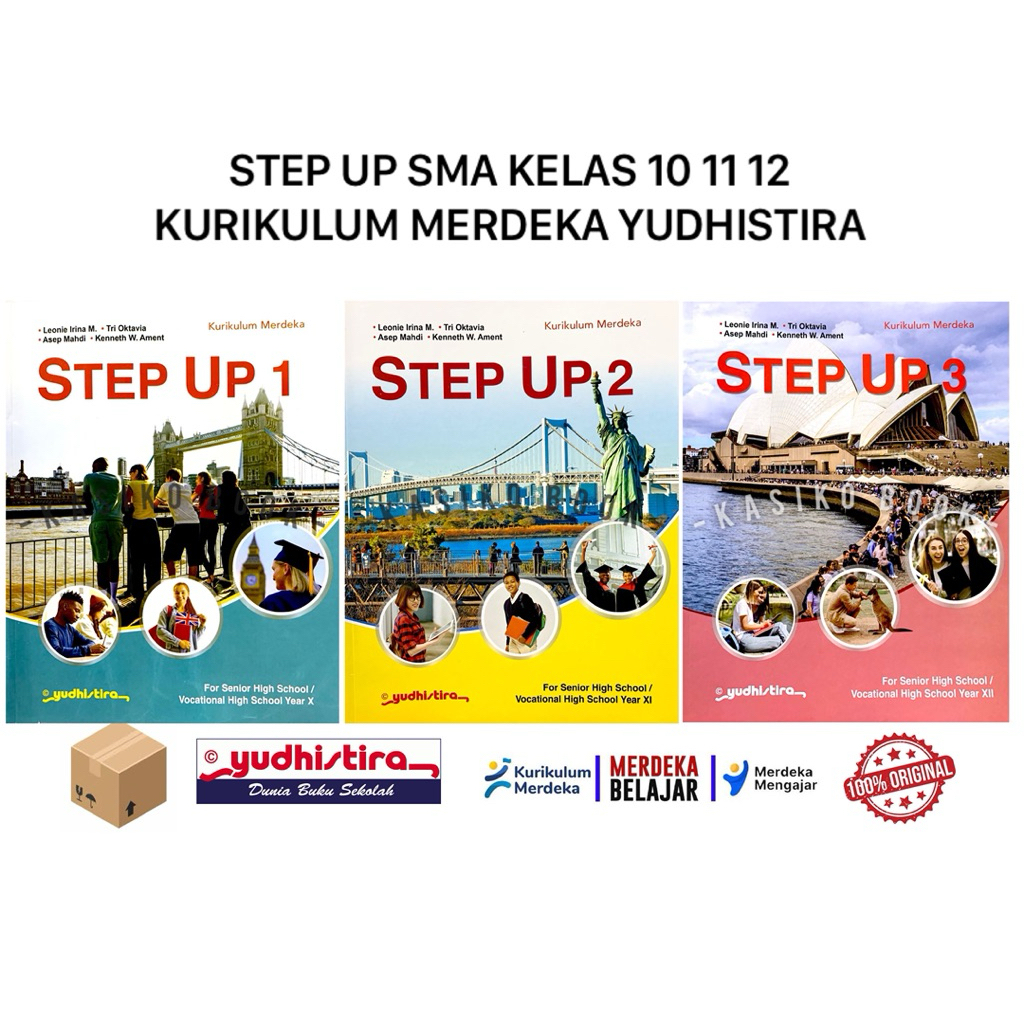 Jual Buku TALK ACTIVE STEP UP REVISI SMA Kelas 1 2 3 / 10 11 12 SMA ...