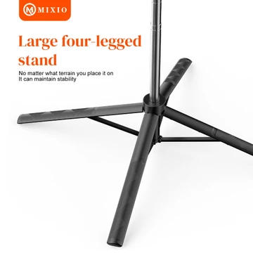 MIXIO A81 Quadpod 180CM Tripod Tongsis Bluetooth Premium Selfie Stick 1.8M