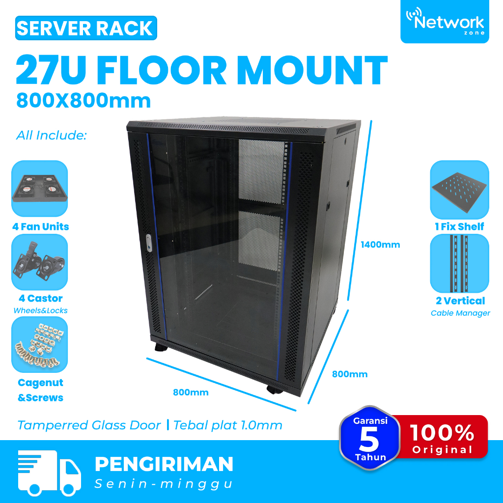 Jual Rack Server 27U Floor Mount Rack 800X800mm | Shopee Indonesia