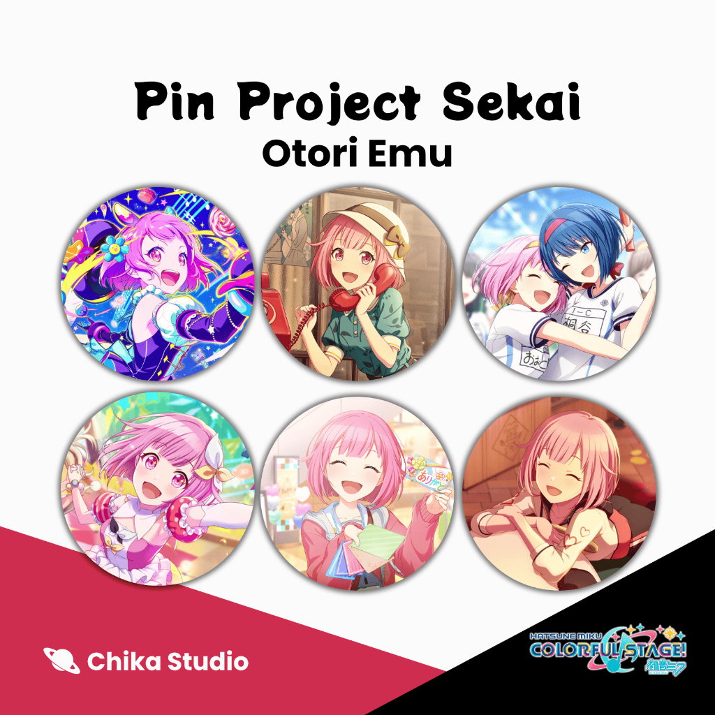 Jual Project Sekai Colorful Stage Fan Merchandise Pin Button Peniti ...
