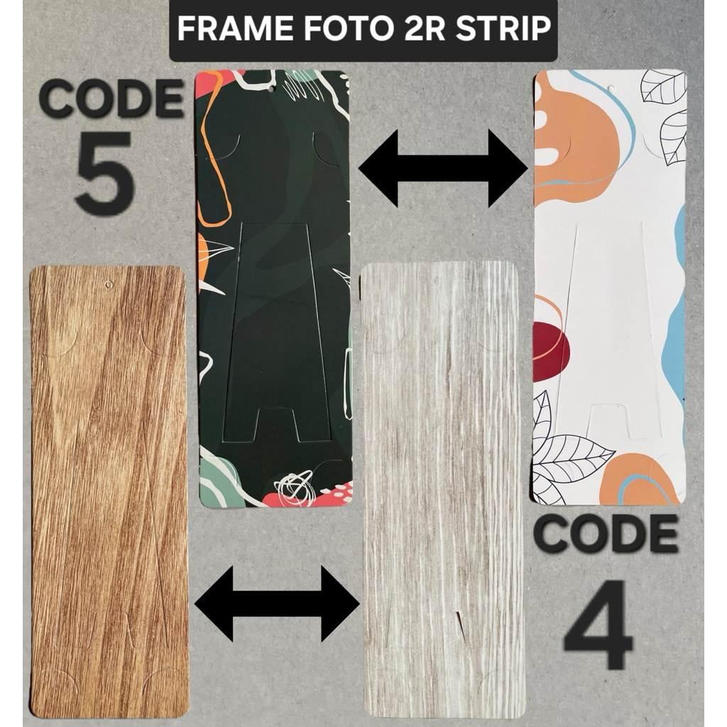 Jual Frame Photobooth 2R bahan ivory 310gram cetakan bolak balik (Paket ...