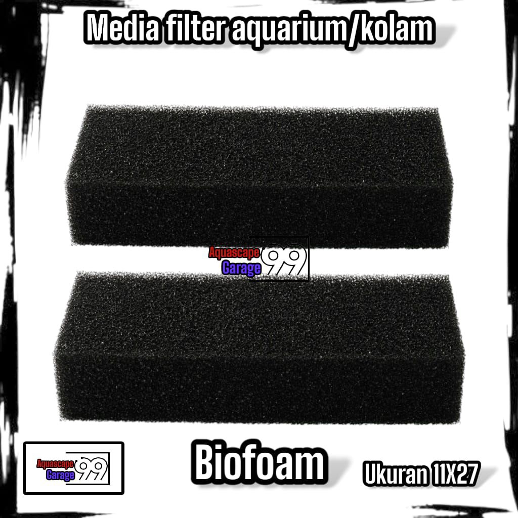 Jual Biofoam 11x27 cm Bio Foam Filter / media filter | Shopee Indonesia